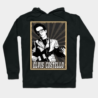 80s Style Elvis Costello Hoodie